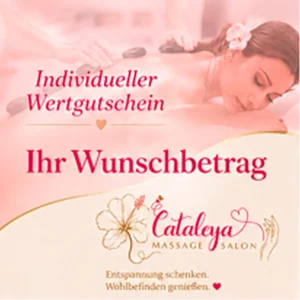 Individueller Wertgutschein für den Cataleya Massage Salon in Hoyerswerda