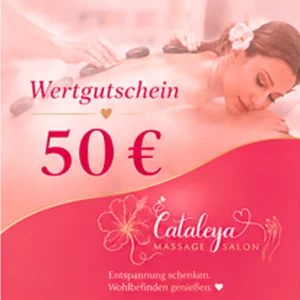 50 Euro Wertgutschein für den Cataleya Massage Salon in Hoyerswerda